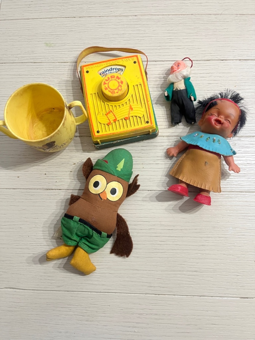 Vintage Toys From 1960’s and 1970’s Fisher Price Knickerbocker Lot of 5